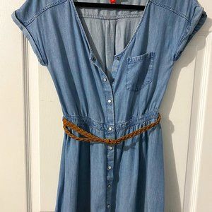 H&M Summer Denim Dress with Belt